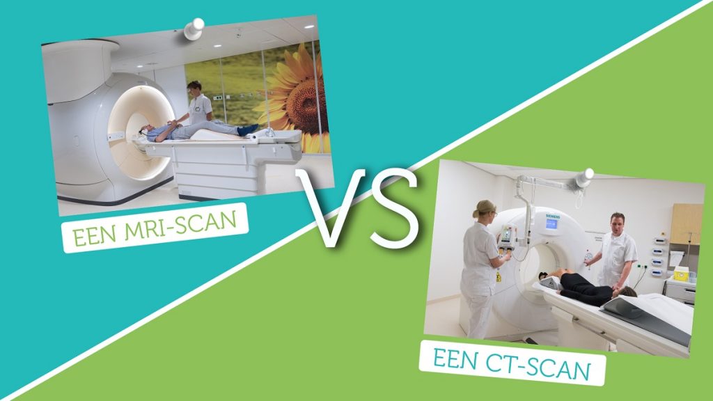 Het verschil tussen een MRI-scan en een CT-scan