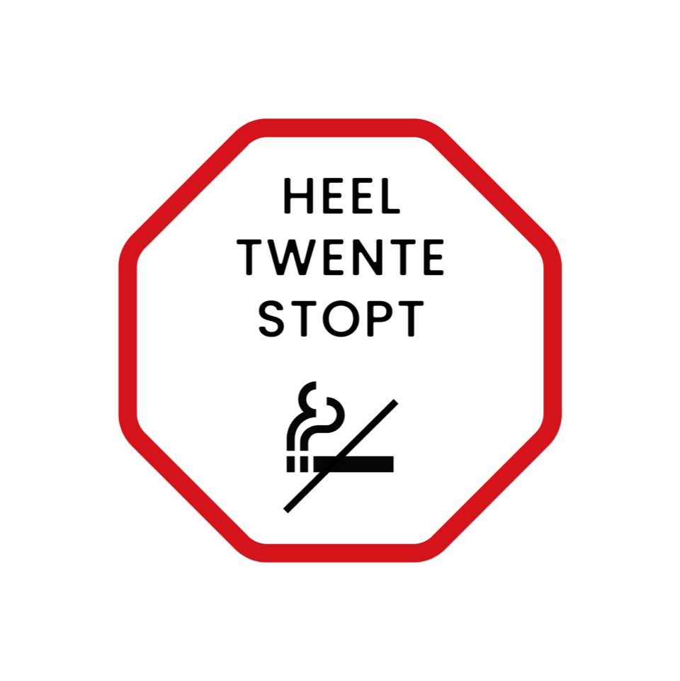 Heel Twente Stopt met roken logo
