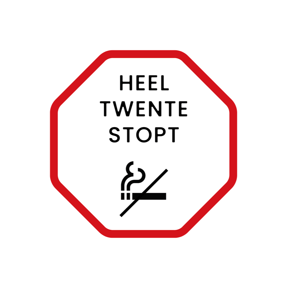Heel Twente Stopt met roken logo