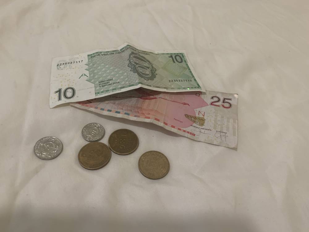 Op Curaçao wordt er betaald met Antilliaanse Guldens