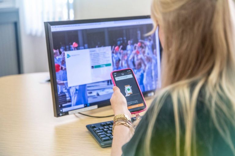 Inloggen bij MijnMST op de telefoon